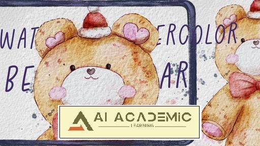 نقاشی دیجیتال در Procreate برای مبتدیان - خرس کریسمسی بانمک و آسان با آبرنگ