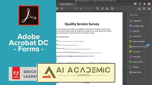 آموزش Adobe در یک ساعت: Adobe Acrobat DC - فرم‌ها