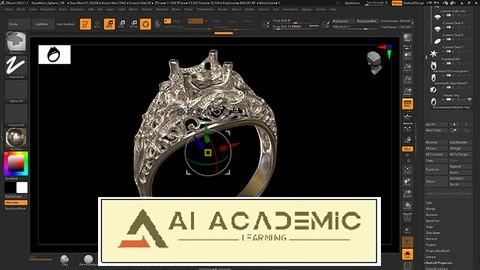 دوره ZBrush برای طراحان جواهرات